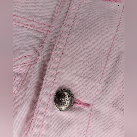 Leonard Paris Sport pink denim jacket - Picture 3 of 4